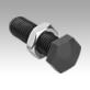 Stop screw, steel grade 10.9 with rounded head