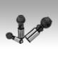 Precision indexing plungers, steel with plastic spherical knob and tapered indexing pin