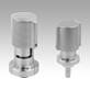 Ball lock pins, stainless steel, retractable with stainless steel twist knob
