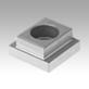 Slot guide nuts, Form B, double-sided
