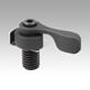 Excentrique de bridage en acier avec poignée indexable forme B
