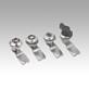 Quarter-turn locks, stainless steel 1.4404, small version, housing diameter 28 mm