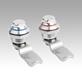 Quarter-turn locks, stainless steel Hygienic DESIGN, with two-flat actuation