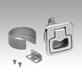 Snap locks stainless steel with grip, fold-down Form B