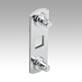 Adaptateur en acier, en inox ou en zinc pour tiges, forme A