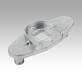 Adaptateur en acier, en inox ou en zinc pour tiges, forme B