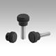 Knurled knobs, plastic, metal detectable