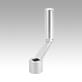 Crank handles stainless steel, revolving grip, square socket