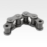 Roller chains, steel, for chain clamp sets