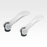 Cam levers, stainless steel with internal thread, plastic thrust washer - inch