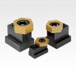 Tornillos excéntricos de sujeción con tuerca hexagonal y tuerca cilíndrica en T