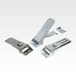 Cierres acodados ajustables perforaciones atornilladas visibles