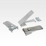 Latches adjustable fastening holes covered 