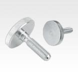 Knurled screws low head steel and stainless steel, DIN 653