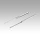 Steel telescopic slides for side mounting, full extension, load capacity up to 20 kg