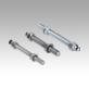 Levelling feet threaded spindlessteel or stainless steel 