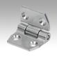 Hinges steel, maintenance-free, Form C