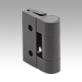 Spring hinges aluminium profile, 0.2 Nm, spring closed