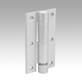 Spring hinges aluminium profile with damping, Form A