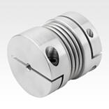 Metal bellows couplings, short type with clamp hubs