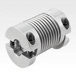Acoplamientos con fuelle metálico en miniatura y cubo de sujeción extraíble