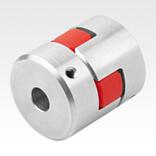 Elastomer dog couplings with grub screw