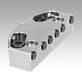 Jaw plates with pins for pendulum jaw 5-axis clamping system compact