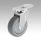 Roulettes pivotantes et fixes pour appareils en acier, bande de roulement en TPE pour profilés aluminium, forme B