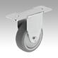 Roulettes pivotantes et fixes pour appareils en acier, bande de roulement en TPE pour profilés aluminium, forme A