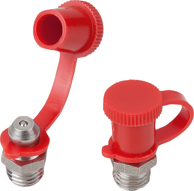 KIPP - Grease nipple caps for conical head grease nipples