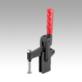 Toggle clamps vertical heavy-duty with fixed clamping spindle