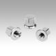 Stainless steel cap nuts with collar for Hygienic USIT® seal and shim washers