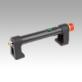 Tubular handles, plastic, with electronic switch function and one push button, with emergency stop