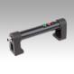Tubular handles, plastic, with electronic switch function and two push buttons, without emergency stop