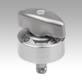 Quarter-turn clamp lock stainless steel, knob stainless steel