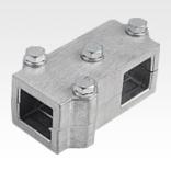 Conectores para tubo, piezas en T aluminio