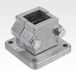 Conectores para tubo, pies aluminio