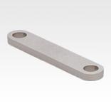 Shim plates for sliding clamps for slotted hole