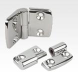 Hinges, stainless steel lift-off, left