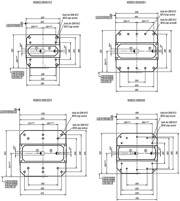 Tombstones double-sided without grid holes