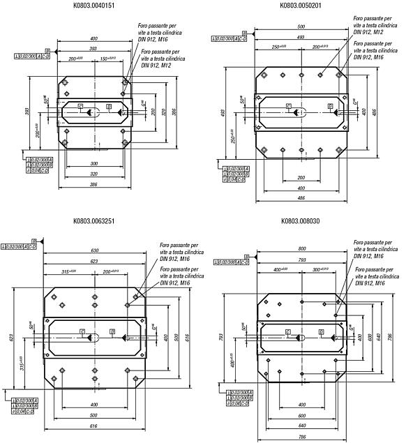 Squadra di fissaggio doppia senza fori modulari