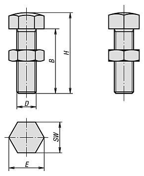 Rest pad steel or brass, rounded head