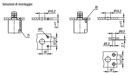 Morsa di centraggio acciaio inox pneumatica