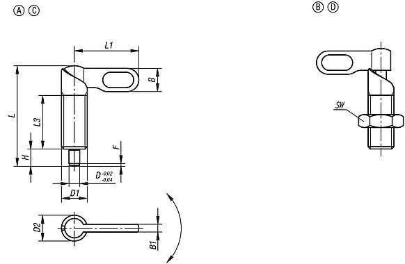 Cam-action indexing plungers