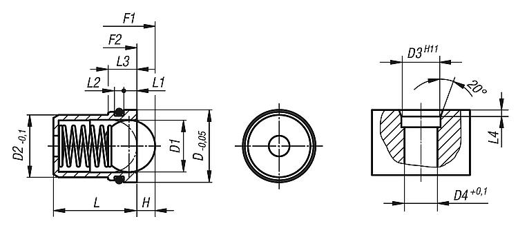 Ring Pin, Detent, 1/2x3 in, PK5: Amazon.com: Industrial & Scientific