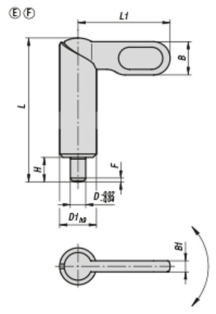 Cam-action indexing plungers