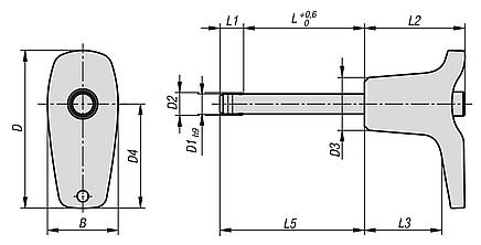 Ball lock pins with die-cast zinc grip and high shear strength