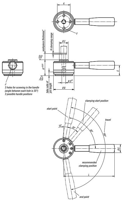 Pull clamps (high force)