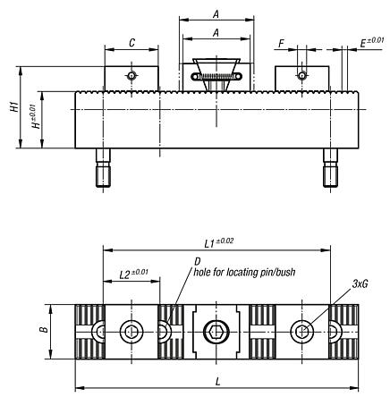 Multi-clamping system, soft stops