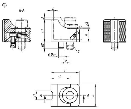 Toe clamps Form B